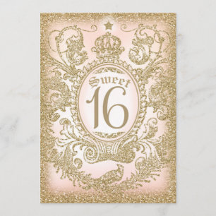 Dulce 16 Una vez por una invitación a la princesa