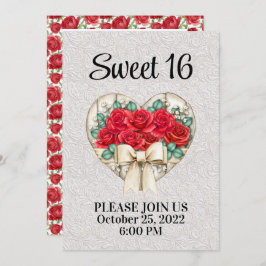 Dulce 16 - Ver Invitación Atrás