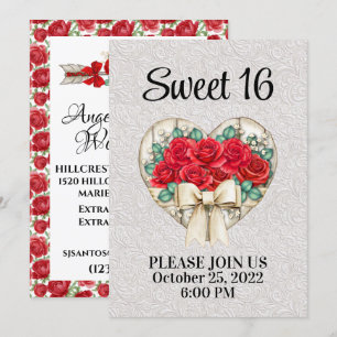 Dulce 16 - Ver Invitación Atrás