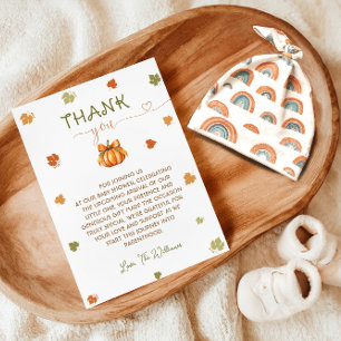 Dulce Agradecimiento Neutral para Baby Shower de C