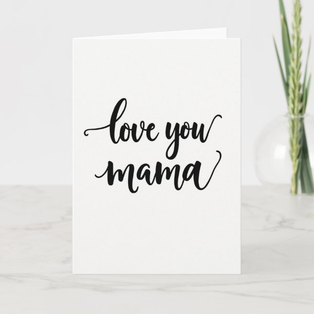 Dulce Amor Tarjeta de Mamá (Anverso)