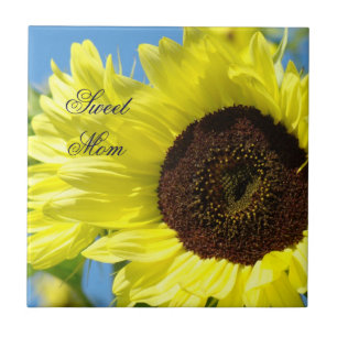 Dulce arte de baldosas para mamá Girasoles Regalos