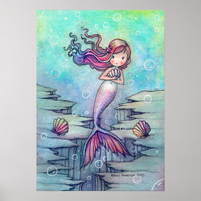 Dulce arte de fantasía de sirena de Molly Harrison (Frente)