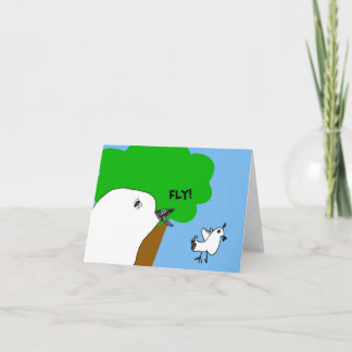 ¡Dulce Birdie Fly! Tarjeta pequeña