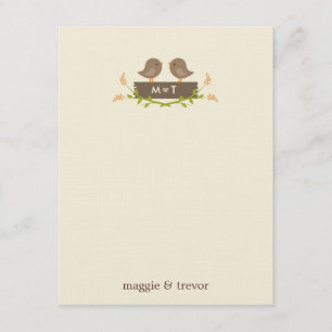 Dulce Boda de amor - Tarjeta de agradecimiento