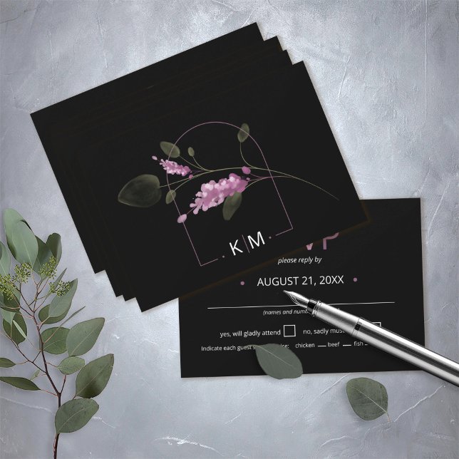 Dulce Boda de Arco Floral Lilac ID998 RSVP (Subido por el creador)