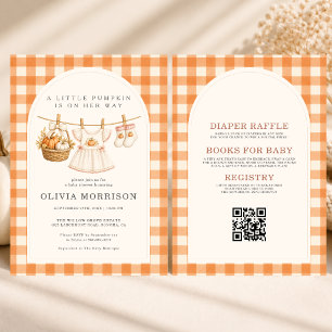 Dulce Calabacita en Camino Invitación de Baby Show