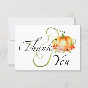 Dulce calabaza pequeña ducha de bebé tarjeta de ag