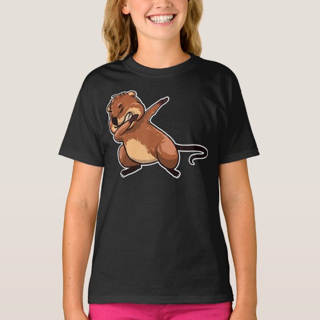 Dulce | Camiseta Cute Dabbing Quokka Mini Kangaroo (Anverso)