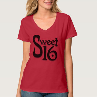 Dulce camiseta de 16 cumpleaños