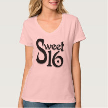 Dulce camiseta de 16 cumpleaños
