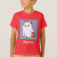 Dulce camiseta personalizada de fantasmas de Hallo