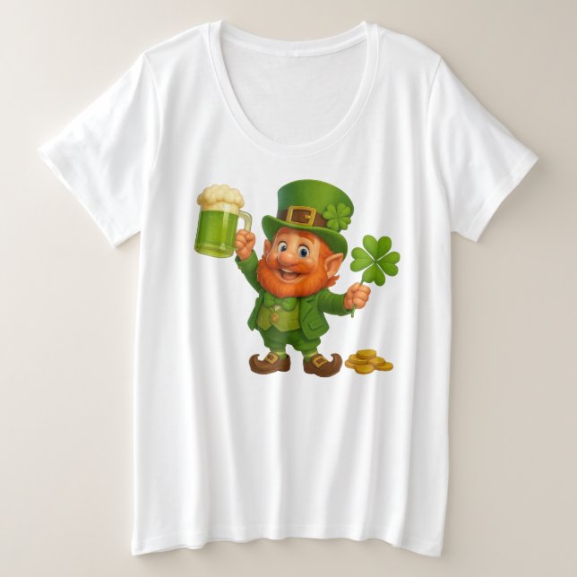Dulce/ caprichoso duende día de San Patricio (Anverso del diseño)