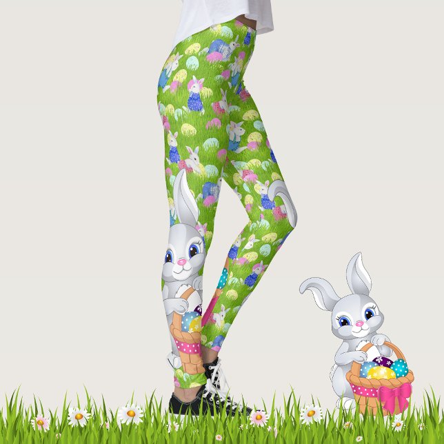 Dulce Cesta de conejo de Pascua Huevos Leggings (Subido por el creador)