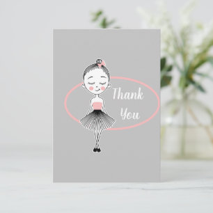 Dulce Chica de ballet moderno gracias tarjeta plan
