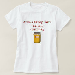 Dulce como camiseta de negocios de Personalizado d
