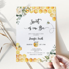 Dulce como puede ser la invitación a la ducha de b