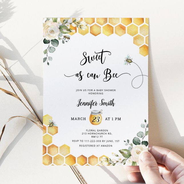 Dulce como puede ser la invitación a la ducha de b (Subido por el creador)