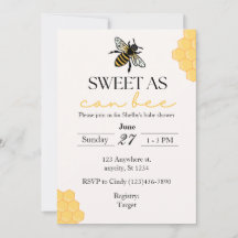 Dulce como puede ser la invitación del tema de abe