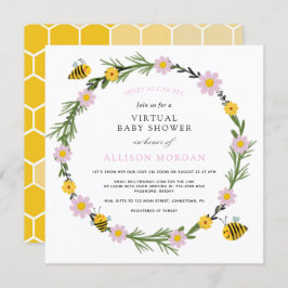 Dulce como puede ser la invitación virtual de Baby