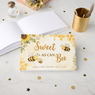 Dulce como puede ser libro de invitados para baby