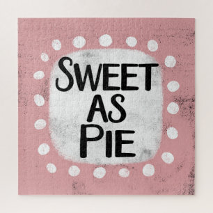Dulce como rompecabezas de pie