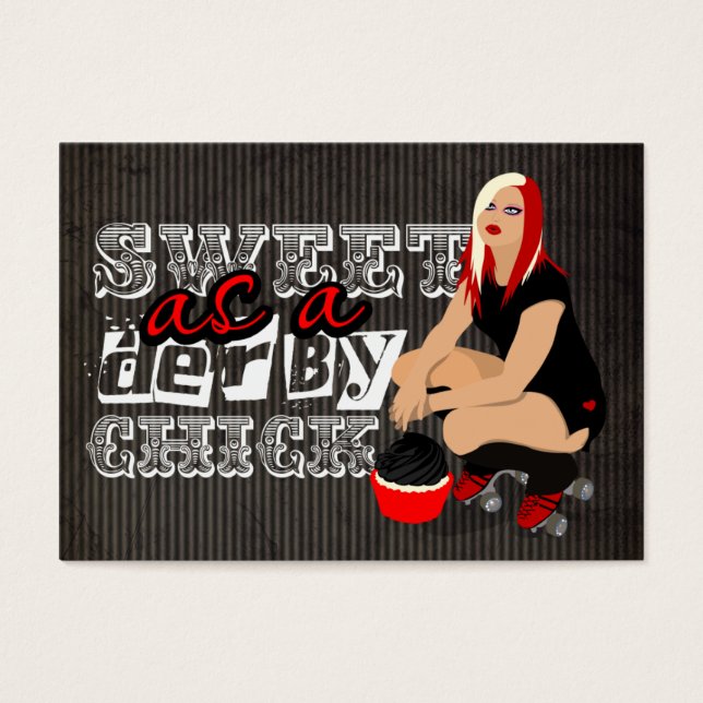 Dulce como tarjeta derby Chick Mini Note (Frente)