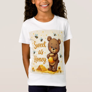 Dulce como una camiseta de miel para Chicas