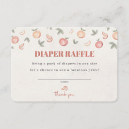 dulce como una invitación a la rifa de pañales de