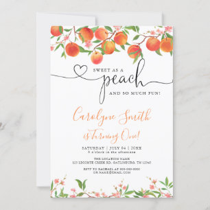 Dulce como una invitación de fiesta de cumpleaños