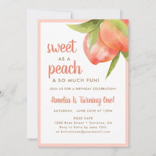 Dulce como una melodía invitaciones a fiesta de cu