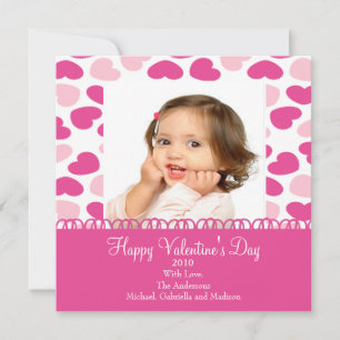 Dulce corazón, tarjeta de foto de San Valentín