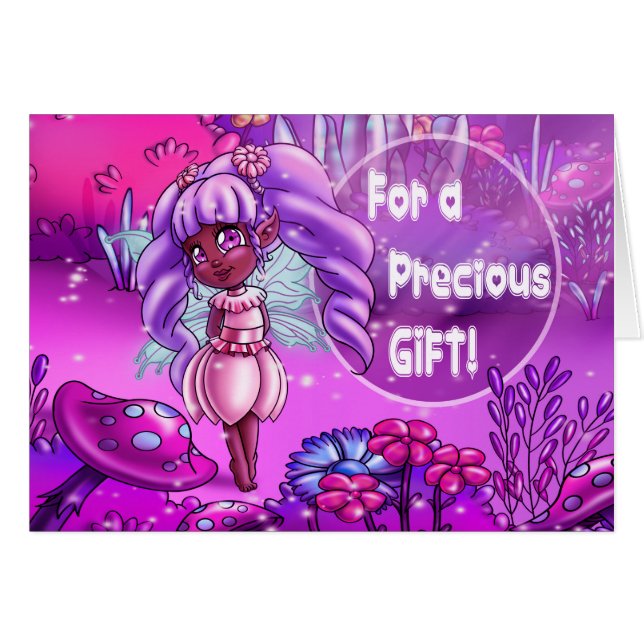 Dulce cumpleaños de hadas negras (Anverso (Horizontal))