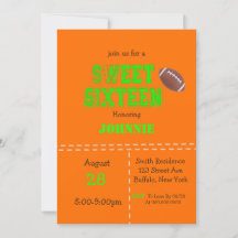 Dulce cumpleaños de Neon Football Party