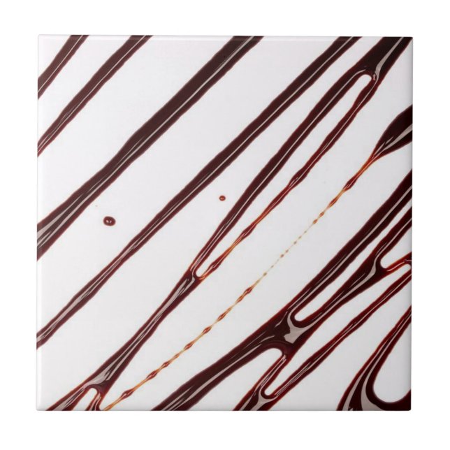 Dulce de Chocolate Azulejo Cerámico (Frente)