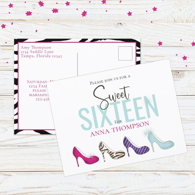 Dulce Dieciséis Chicas de cumpleaños Invitación a  (Subido por el creador)