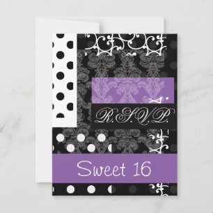 Dulce Dieciséis fiestas RSVP