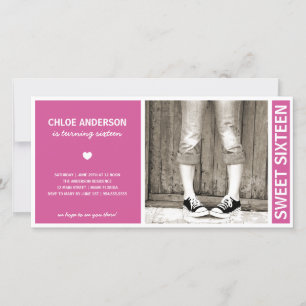 DULCE DIECISÉIS INVITACIÓN DE CUMPLEAÑOS