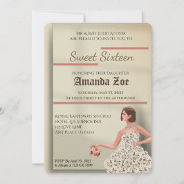 Dulce Dieciséis Invitaciones