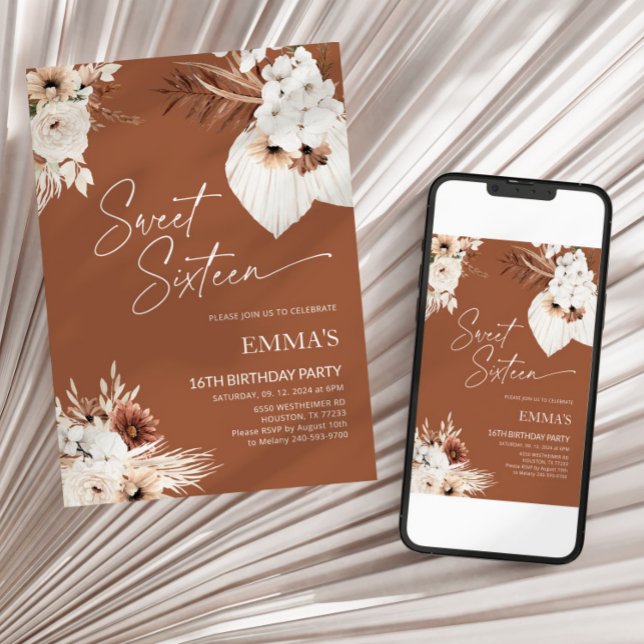 Dulce Dieciséis Invitaciones De Cumpleaños 16º Cum (Subido por el creador)