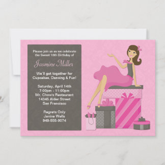 Dulce Dieciséis invitaciones para fiestas de cumpl