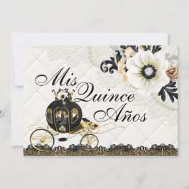 Dulce Dieciséis invitaciones Quinceanera de cumple