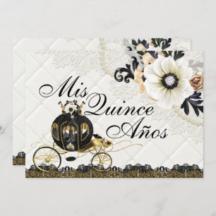 Dulce Dieciséis invitaciones Quinceanera de cumple