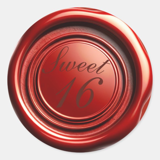 Dulce dulce de goteo de sello de cera de la vara r (Anverso)