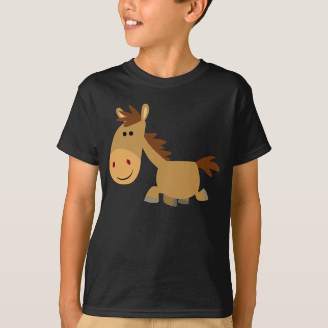 Dulce dulce Personalizado Caballo Niños Camiseta (Anverso)