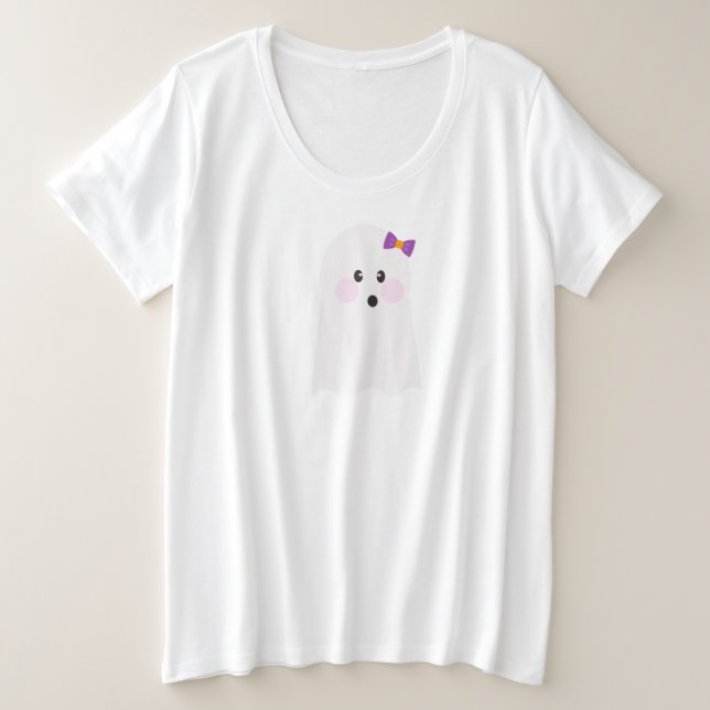 Dulce fantasma con disfraz de lazo para fiesta (Anverso del diseño)