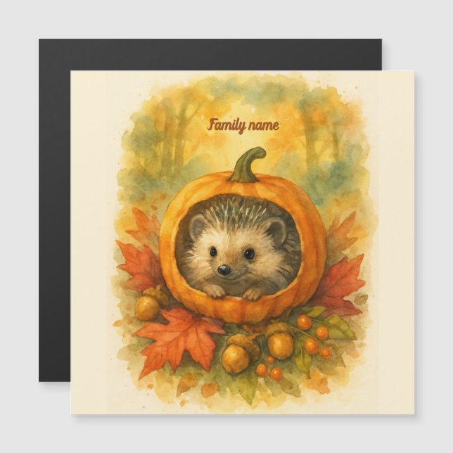 Dulce Guardián de la Cosecha del Bosque Otoño Acua (Anverso/Reverso)