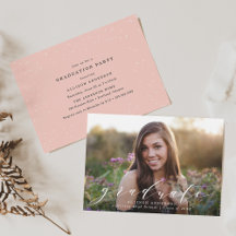 Dulce Guión | Invitación de fiesta de graduación c