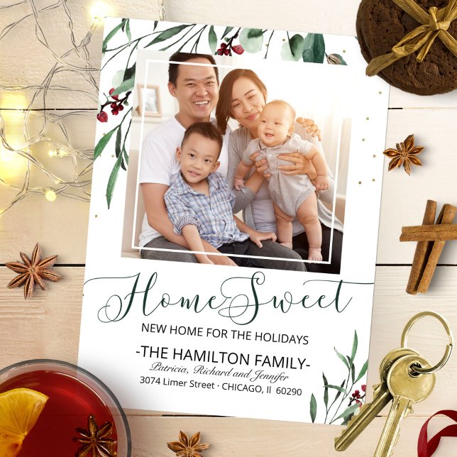 Dulce hogar nuevo hogar Invitación móvil foto (Subido por el creador)