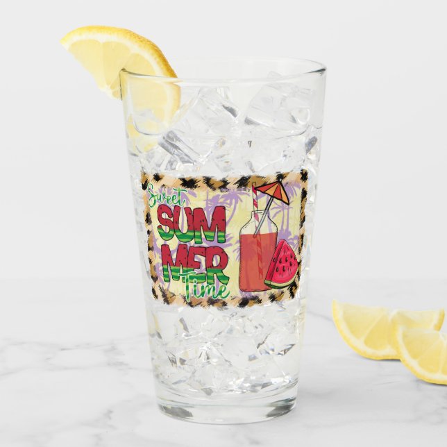 Dulce hora de verano | sandía, playa y leopardo (Anverso (hielo))